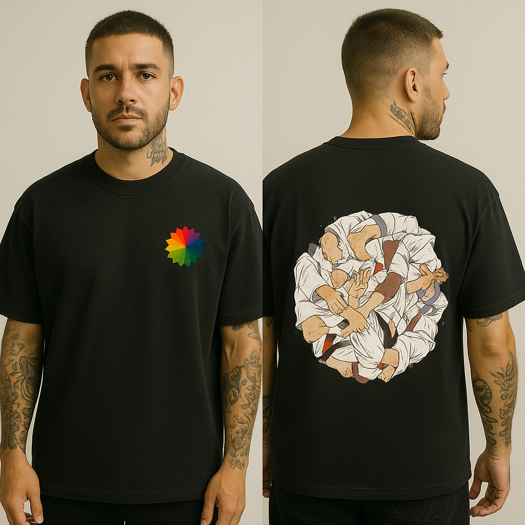 Camiseta Rolling Culture jiu jitsu Elemento Kimonos lifestyle