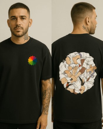 Camiseta Rolling Culture jiu jitsu Elemento Kimonos lifestyle