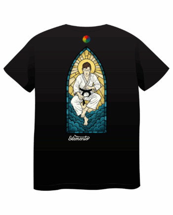 Camiseta Vitral Jiu-Jitsu Elemento Oversized Costas